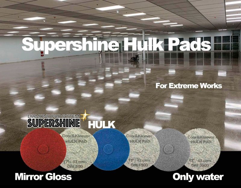 Coor & Kleever Hulk Supershine Diamonds Pad - Blue - G1500 430mm